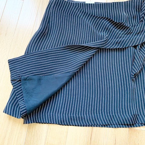 MEXX | Vintage Black with White Strip Wrap Skirt - Picture 11 of 11